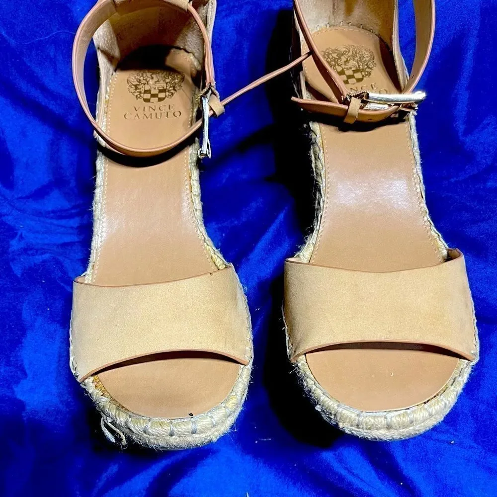 Vince Camuto - Espadrille Wedge Beige Sandals
